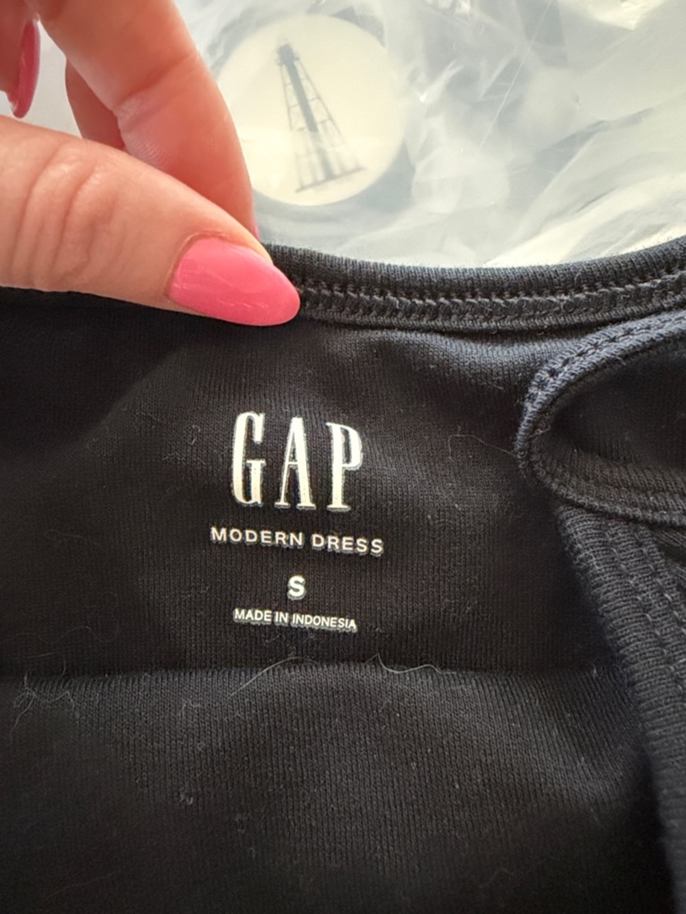 GAP Black Midi Slip Dress - Picture 2 of 2